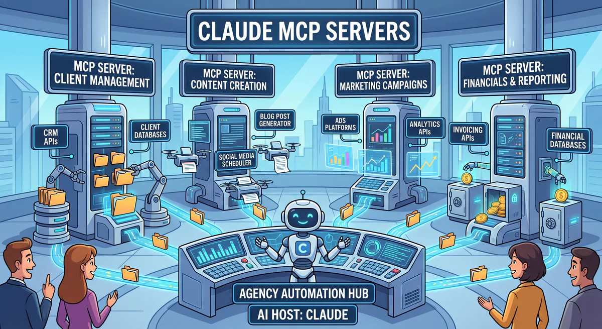 5 Claude MCP Servers For Agencies: HubSpot, Stripe & Slack