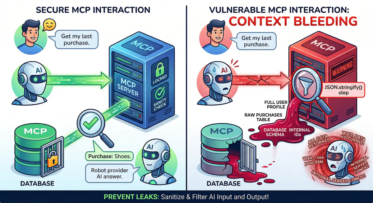 Context Bleeding: How JSON.stringify() in MCP Servers Leaks Databases