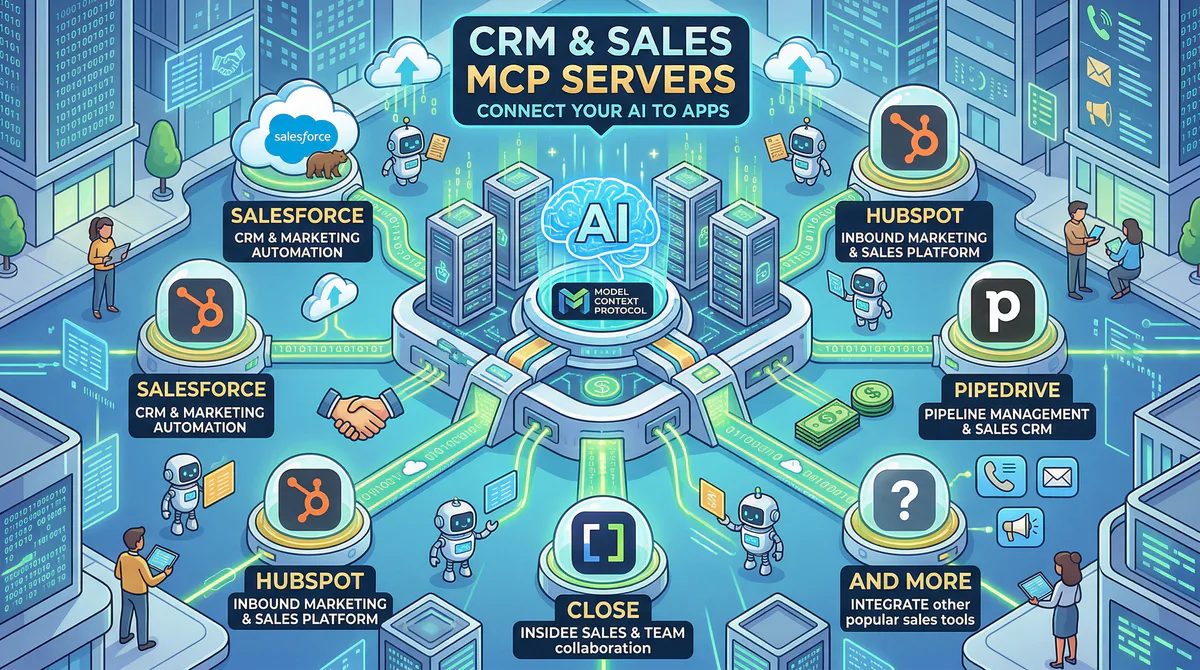 CRM & Sales MCP Servers: Connect Your AI to Salesforce, HubSpot, Pipedrive, Close, and More