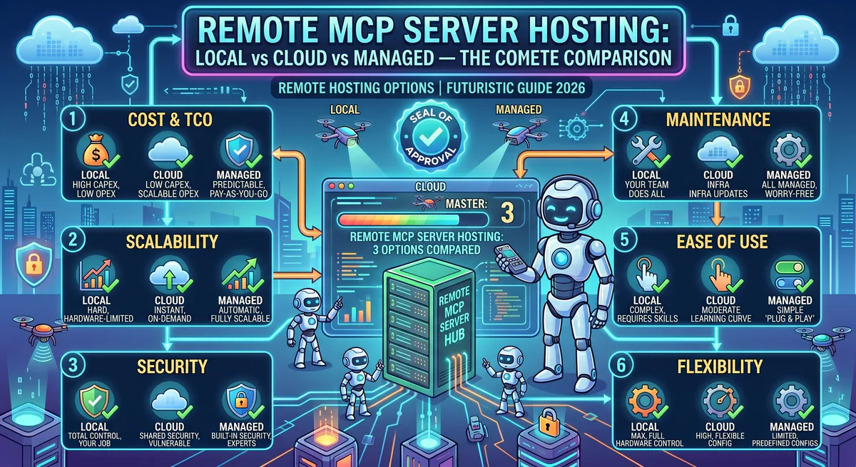 Remote MCP Server Hosting: Local vs Cloud vs Managed — The Complete Comparison
